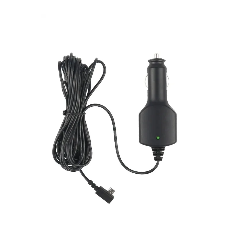 1,8 M/4 M 2A 90 Угловой Micro USB Автомобильное зарядное устройство адаптер для Gamin gps samsung телефонов и планшетов