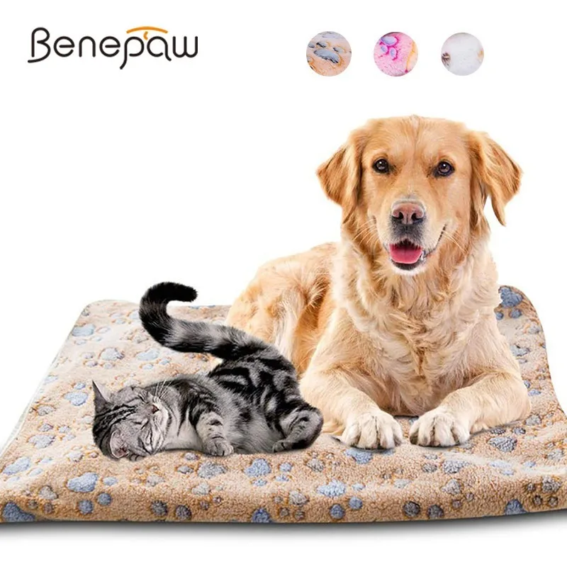 Спонж Benepaw мягкое маленькое среднее большое одеяло для собак удобное моющееся