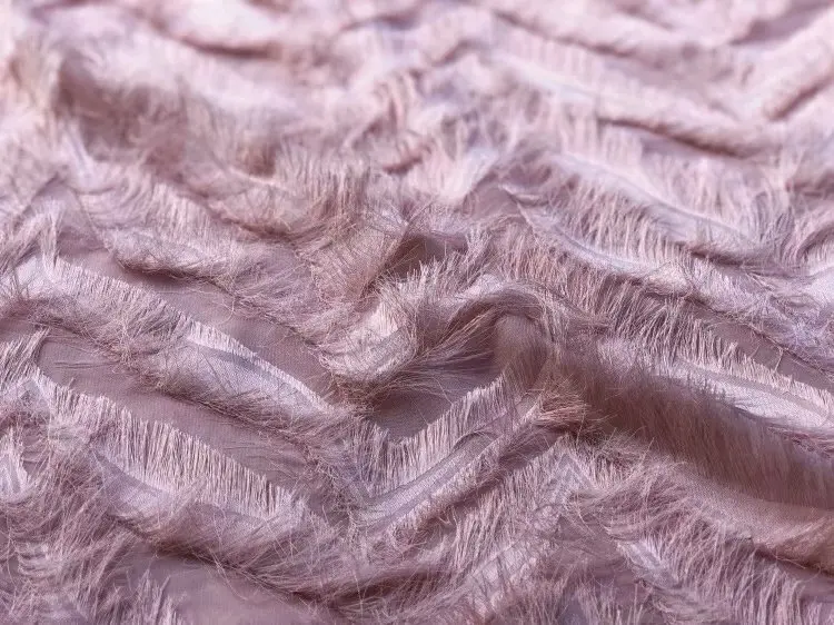 

The new willows strip composite fabric silk big cut jacquard fabric fashion fashion women's chiffon polyester fabrics