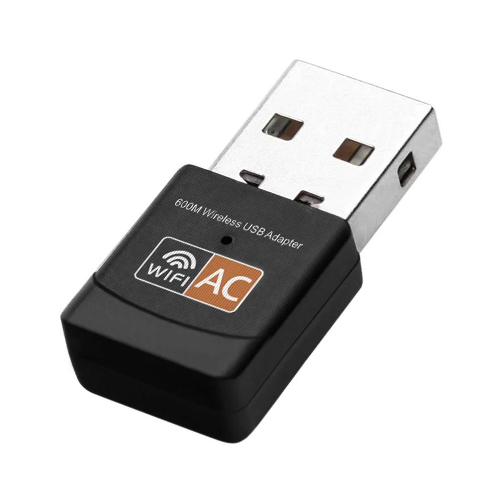 600 Мбит/с USB WiFi адаптер Dual Band сетевой Wi Fi Usb 2 4 ГГц/5 0 ГГц Ethernet 802.11AC для настольного