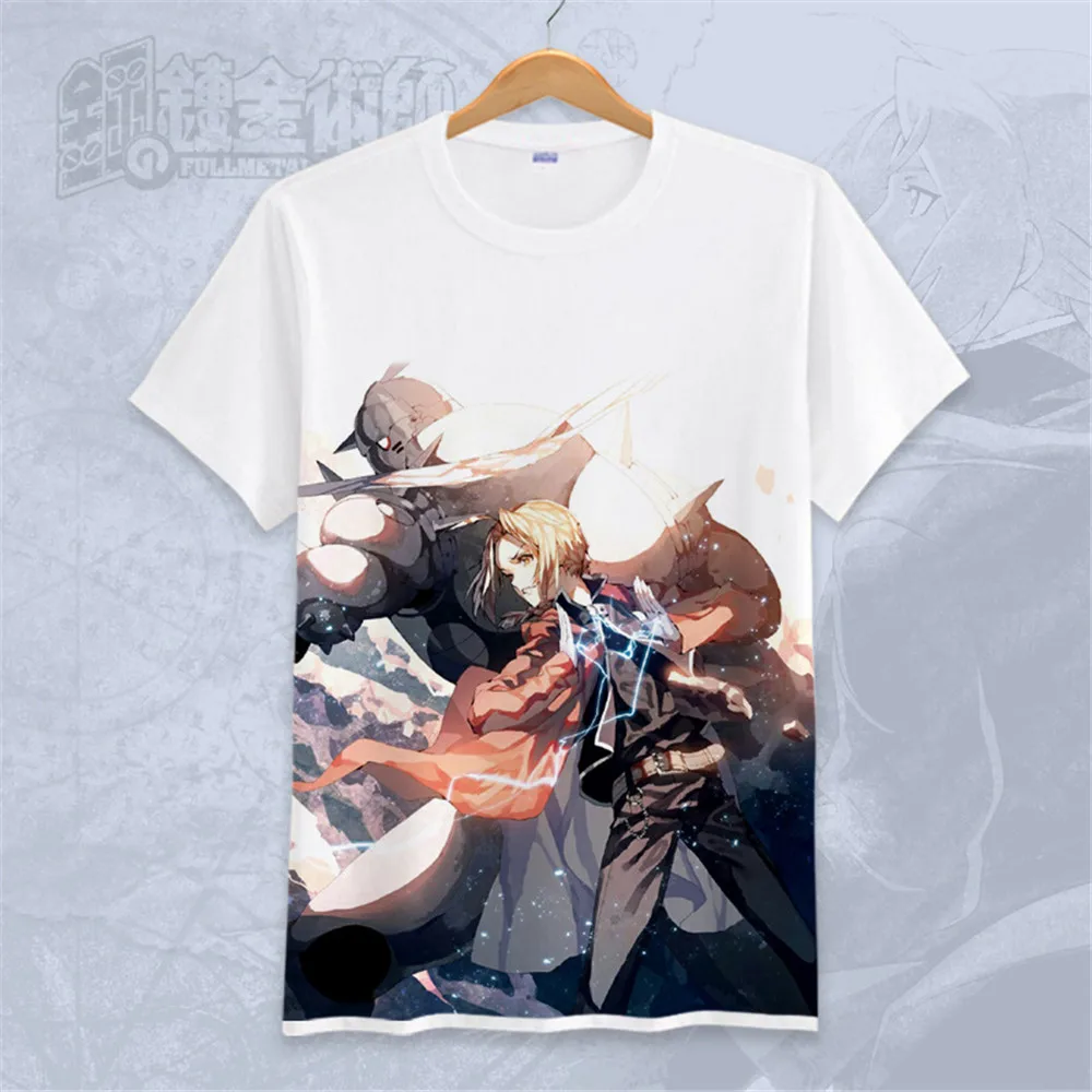 Женский и мужской костюм для косплея летняя футболка с коротким рукавом