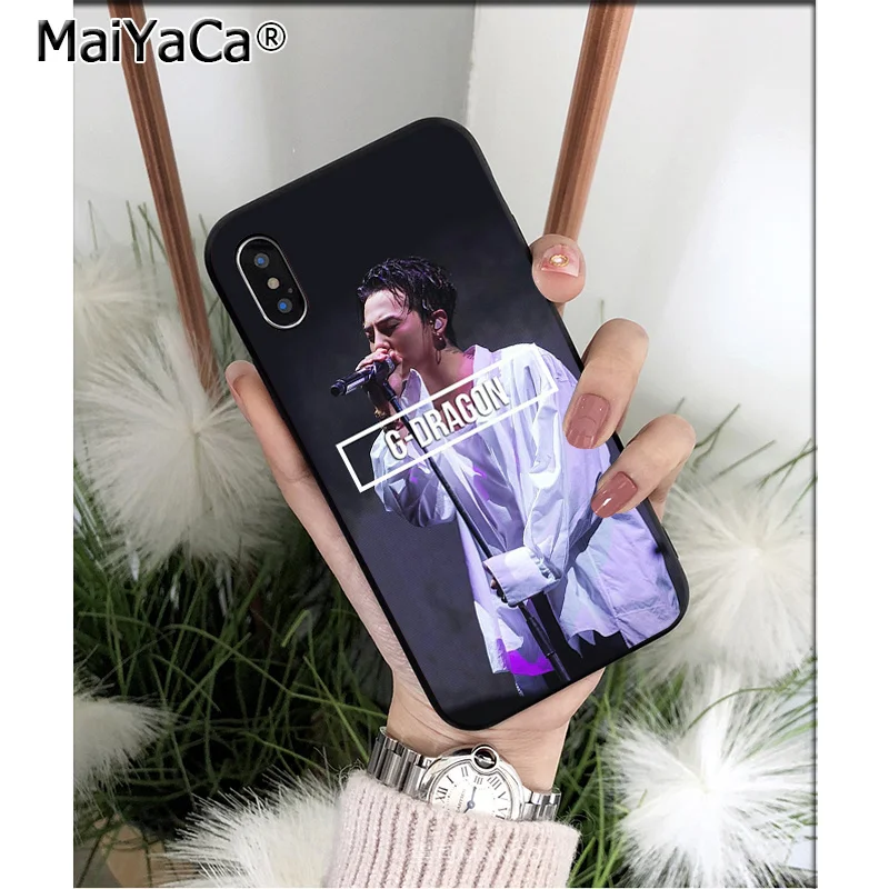 Мягкий силиконовый чехол для телефона MaiYaCa Boy Team Bigbang из ТПУ iPhone 5 5Sx 6 7 7plus 8 8Plus X XS MAX