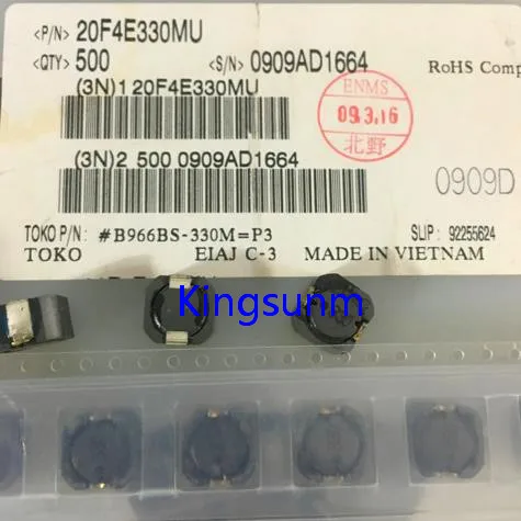Бесплатная доставка 10 шт. # B966BS 330M = P3 33UH 2.8A 10*10*6 8 TOKO SMD индуктор|toko inductor|smd inductor