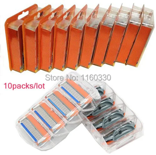 Free shipping 2014 hot selling fp men's razor blades EU/RU/US Version 10packs/lot(80pcs blades) (FP-8S*10) | Красота и здоровье