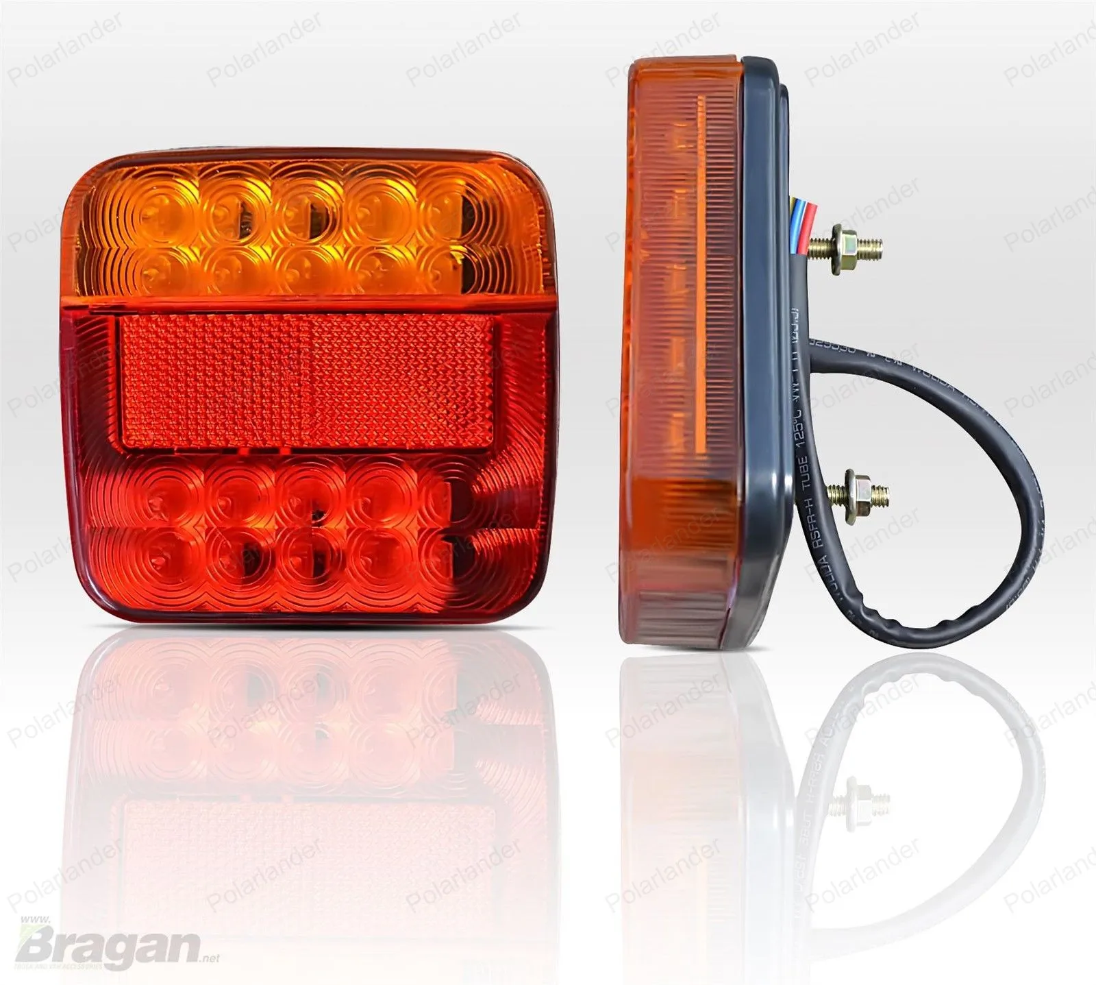 

Waterproof 2X 12V 20 LED Trailer Truck Rear Tail Brake Stop Indicator Light Lamp,free shipping