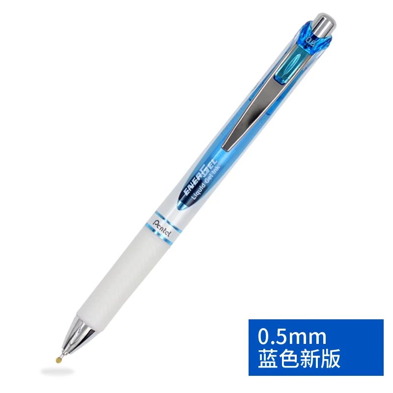 1 шт Pentel BLN75 быстросохнущая нейтральная ручка 0,5 мм красная/синяя/черная - Цвет: new blue
