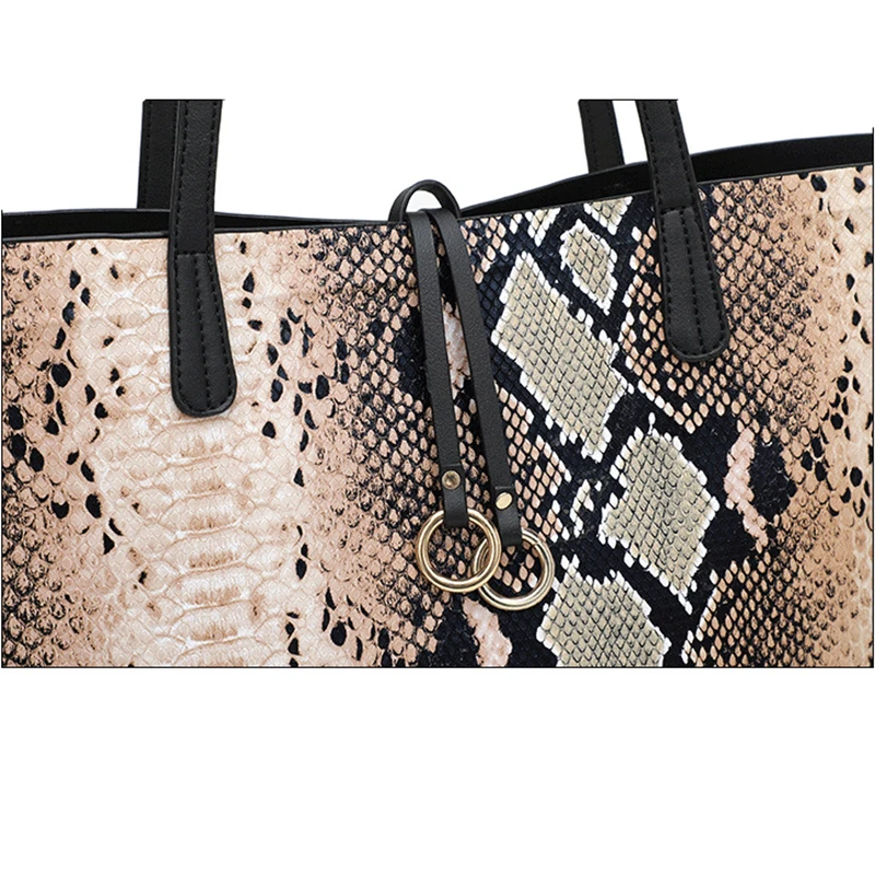 Женская сумка из искусственной кожи со змеиным узором 2019 | Багаж и сумки