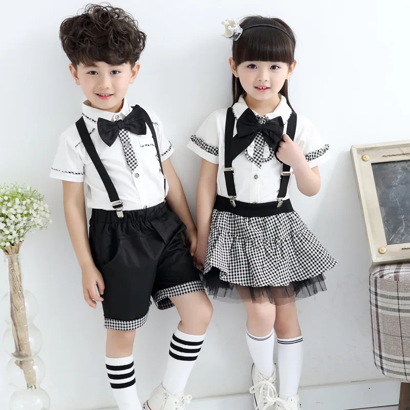 Дети формальные класса костюм комплекты детской школьной формы для мальчиков и