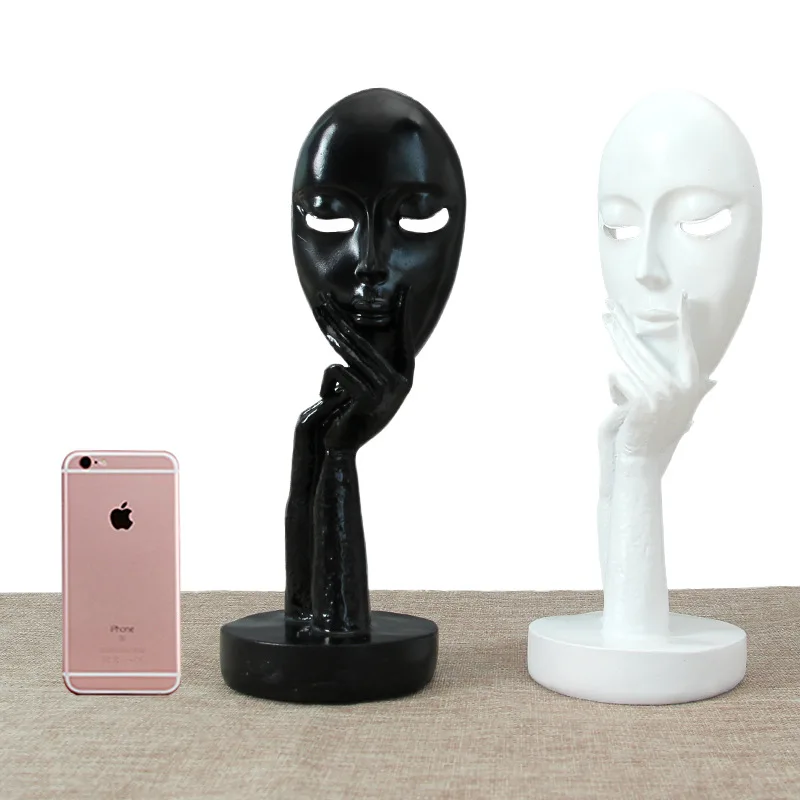 Креативная художественная маска портрет украшения ручной работы для гостиной ТВ