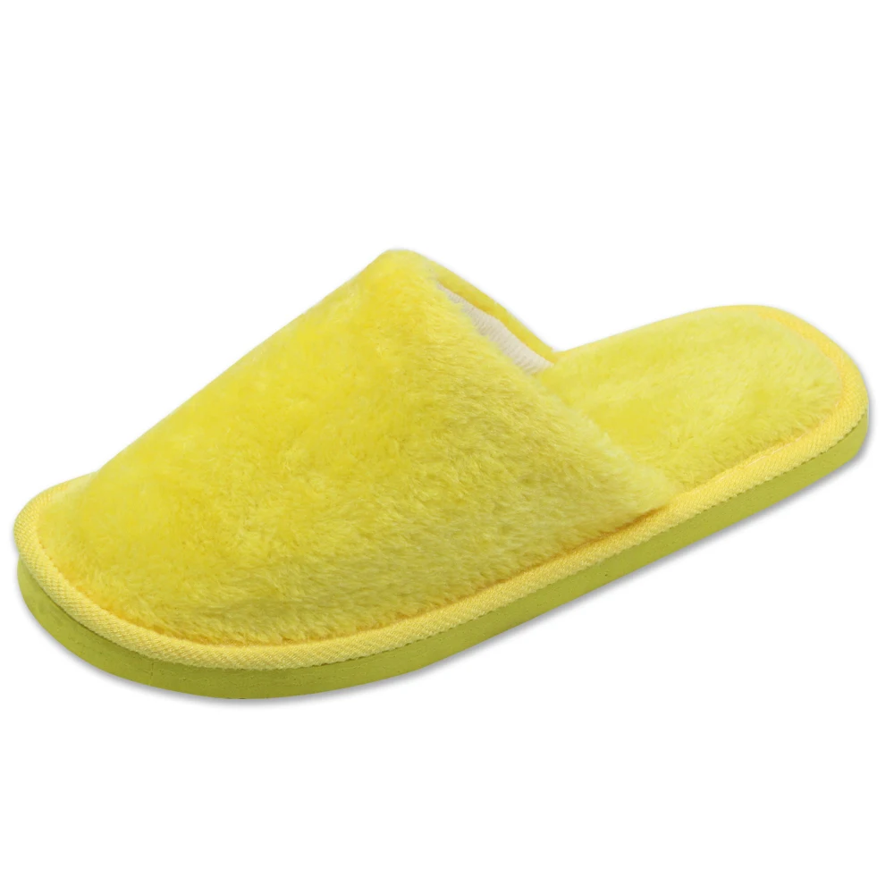 Расс образца 2018 Мягкие плюшевые тапочки домашние из хлопчатобумажной ткани