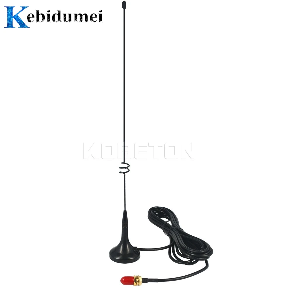 

Kebidumei Hi-Q Two Cable Radio VHF UHF SMA Magnetic TV Antenna UT-108UV for Nagoya CB Radio Walkie Talkie UV-5R UV-B5 UV-B6 GT-3