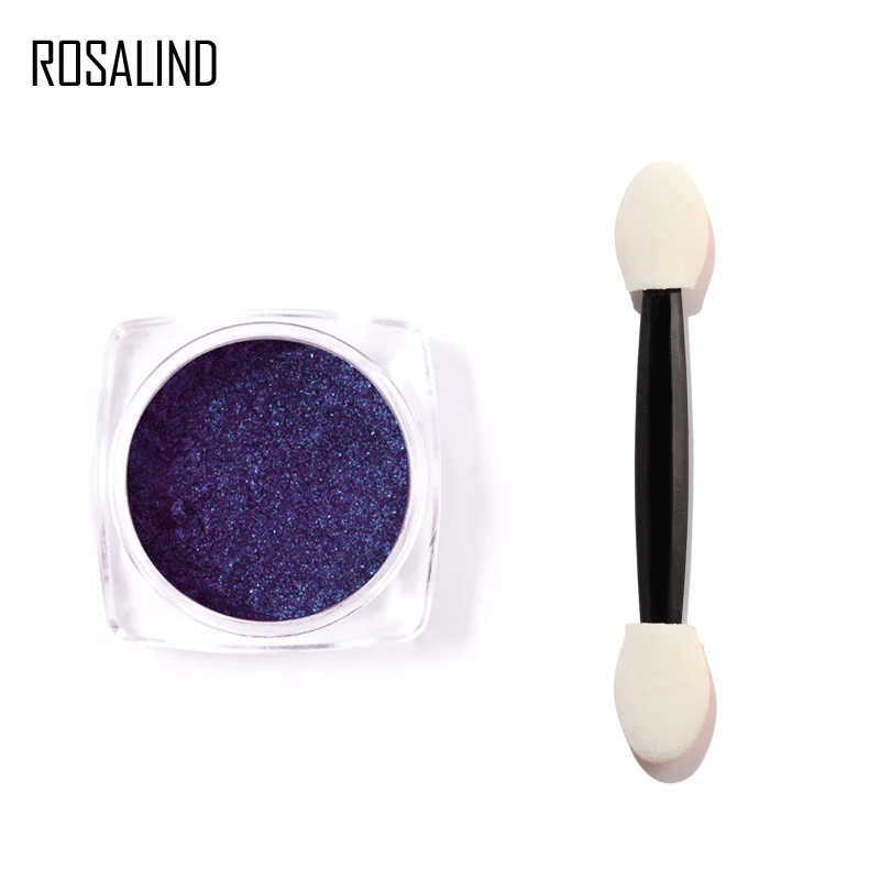 ROSALIND Nail Glitter 1PCS Peacock powder Polishing Decoration for Nails Need Base &amp Top Coat DIY Manicure 8 Colors UV Art | Красота и