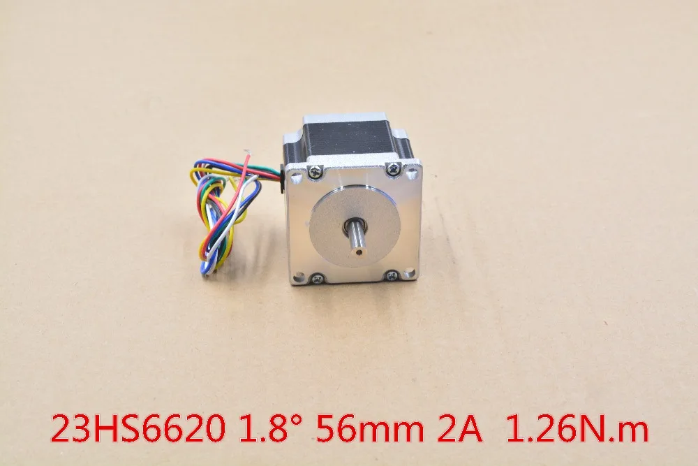 Nema23 шаговый двигатель 23HS6620 однофазный вал 2 фазы 6 свинцовых 185oz in 56 мм А 35 диаметр 1