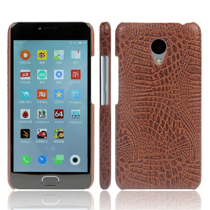 Meizu M3S мини Чехол 5 0 &quotроскошный крокодиловый для телефона из искусственной кожи
