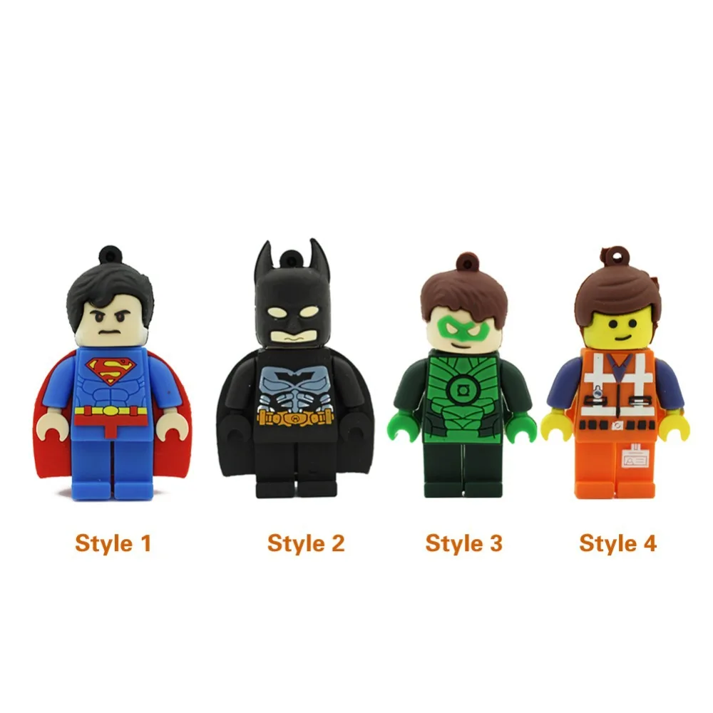 Usb флеш накопитель 32 ГБ 16 8 4 Гб Супермен Бэтмен|avengers usb|u diskpendrive 16gb |