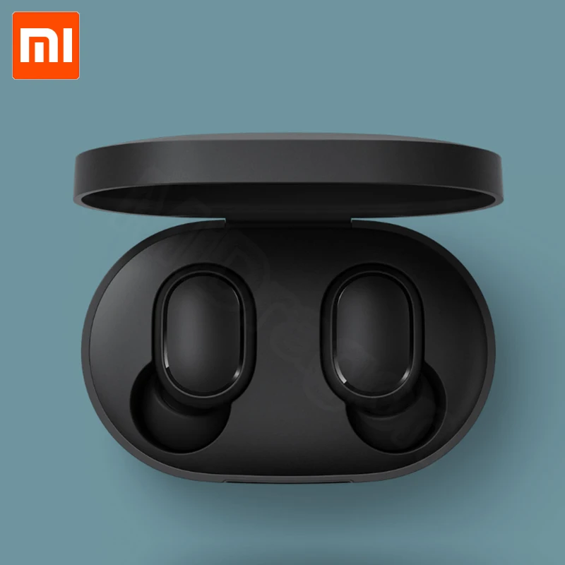 В наличии Xiaomi Redmi Airdots TWS Bluetooth наушники стерео бас BT 5 0 Eeadphones с микрофоном Handsfree AI