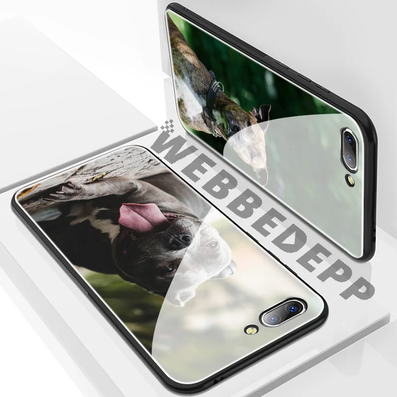 Чехол из закаленного стекла Pit Bull для Huawei Mate 20 P20 P10 P Smart 2019 2018 &amp Honor 10 9 8X 7A Lite Pro |