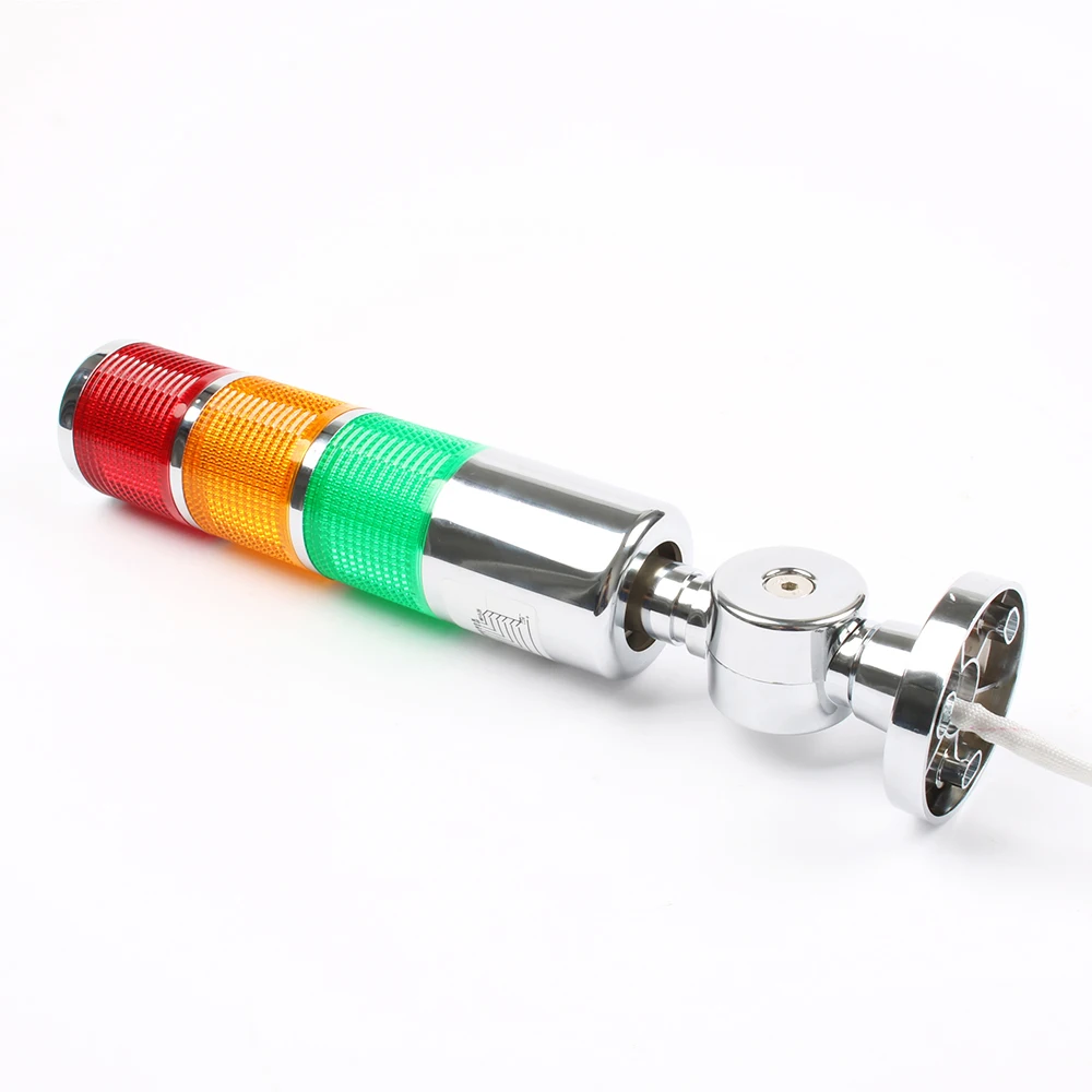 Вращающийся 12 24VDC 110 220VACSafety стек лампа промышленный сигнальный светильник