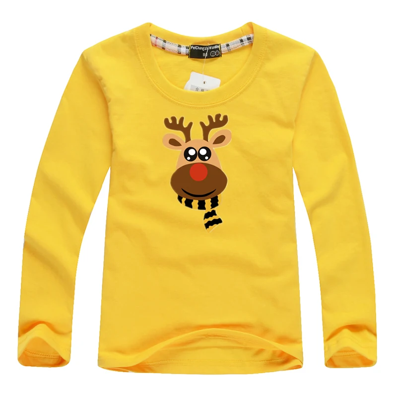 Рождественские футболки для мальчиков и девочек от 1 года до 8 лет Рождественская