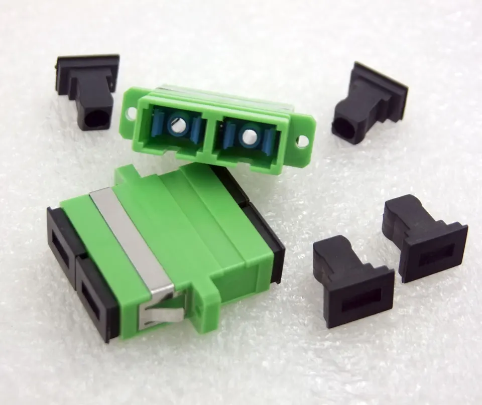 Новинка 100 шт. адаптер для двойной оптоволоконной связи стандарта SC/APC оптовая