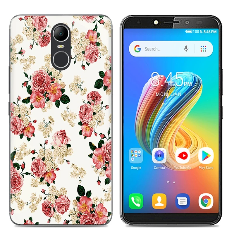 Чехол для телефона TECNO LA7/pouvor2 модный дизайн рисунок из ТПУ милый мягкий чехол