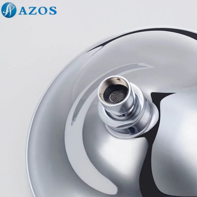 8-дюймовая душевая головка для ванной комнаты твердая латунь крепится на стену