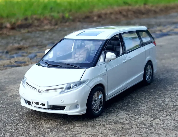 1:32 Масштаб сплава металла литья под давлением автомобиля MPV модель для TOYOTA PREVIA(Estima, Tarago) Коллекция автомобиля вытянуть назад звук и светильник игрушки автомобиль