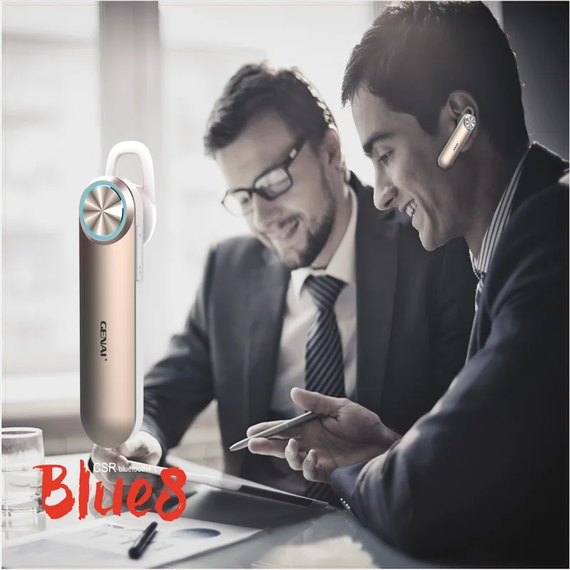 Blue8 Bluetooth гарнитура с 180 мАч супер большой Батарея Ёмкость 40 дней в режиме ожидания