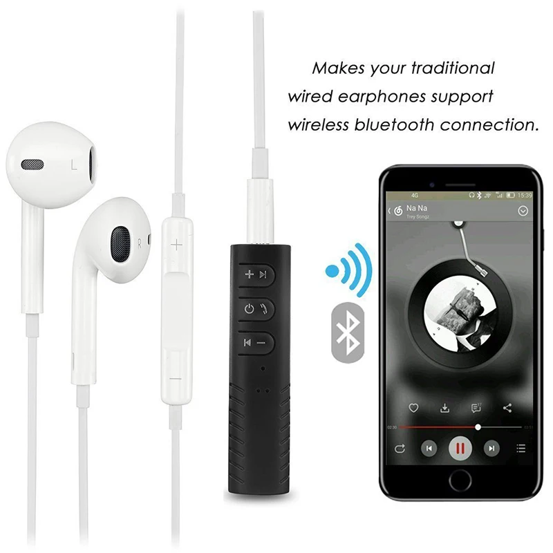 Беспроводной Bluetooth ресивер передатчик автомобильный музыкальный AUX аудио