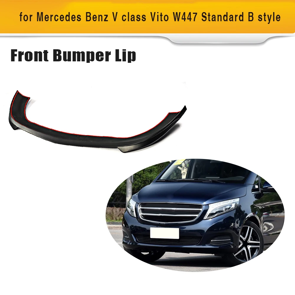 ПУ передний бампер спойлер подбородок защита для Mercedes Benz V class Vito W447 стандартный B