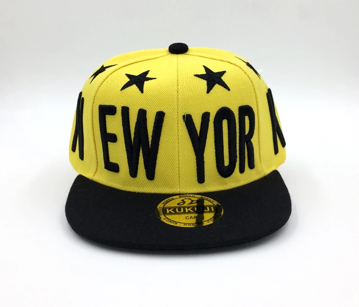 Нью Йорк письмо дети Бейсбол Кепки s хип хоп Snapback Лето мальчик девочка Шапки