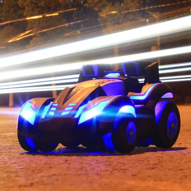 Светодиодный RC автомобиль внедорожник дрейф 2 4G 4WD пульт дистанционного