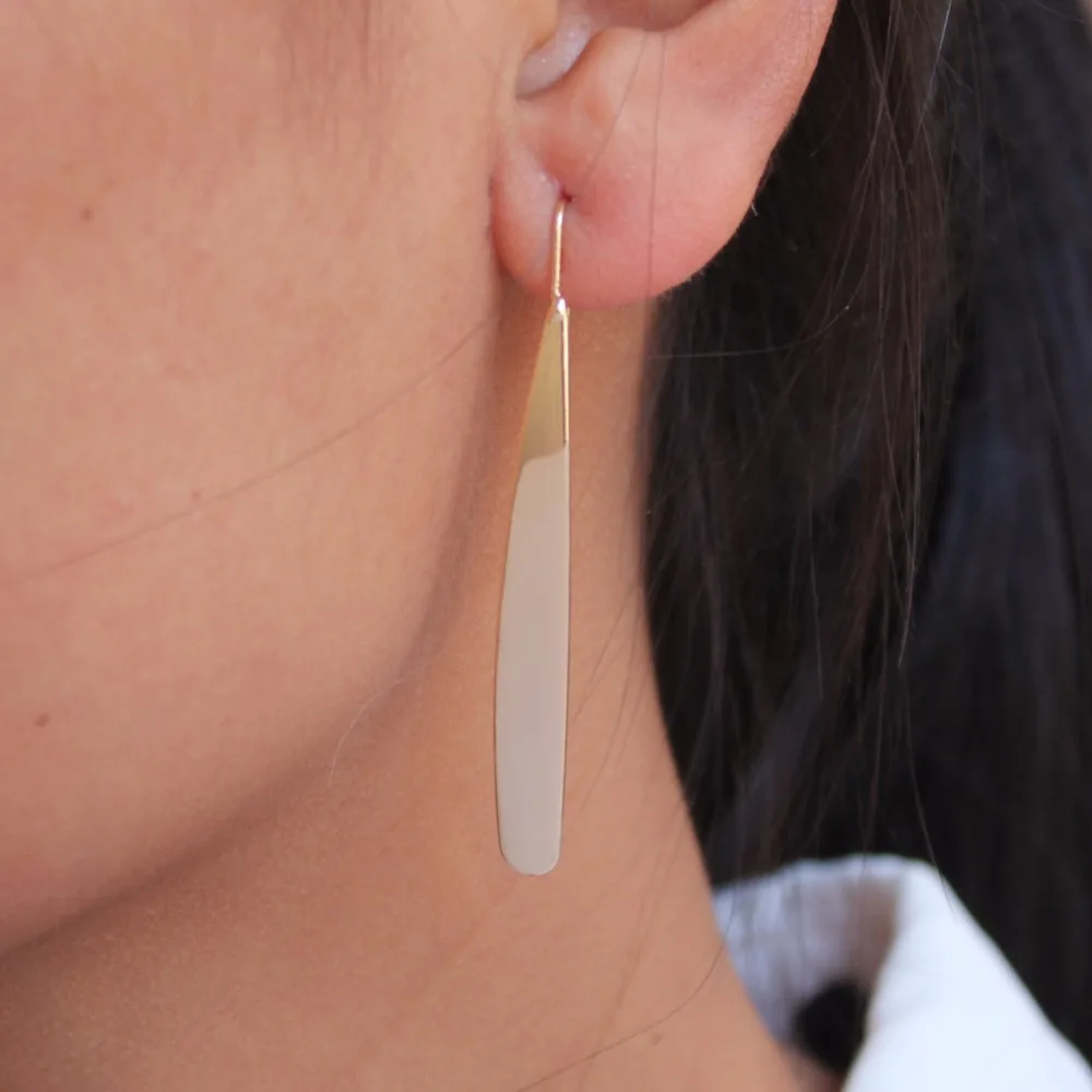 Trusta Лидер продаж Бесплатная доставка модные золотые/серебряные серьги 2 3