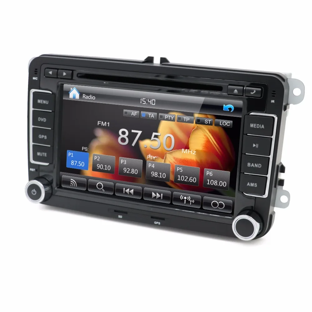 2din 7 &quotэкран Встроенный gps автомобильный DVD с навигации для VW JETTA PASSAT/B6/CC Гольф 5/6