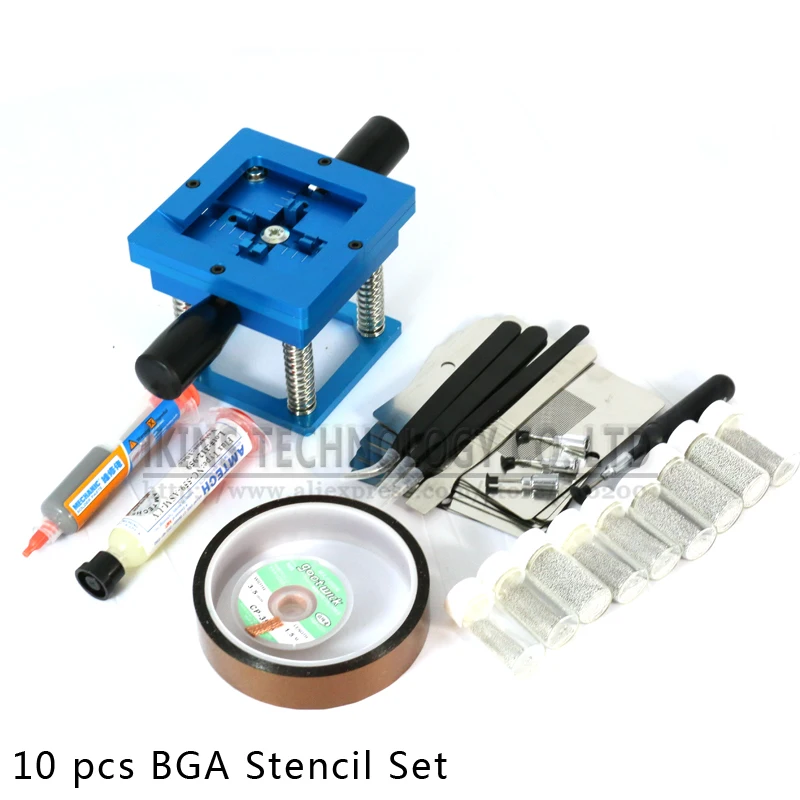 

90*90mm Universal Reballing Bga Stencil BGA Reballing Station BGA Reballing Kit + Lot Accessories