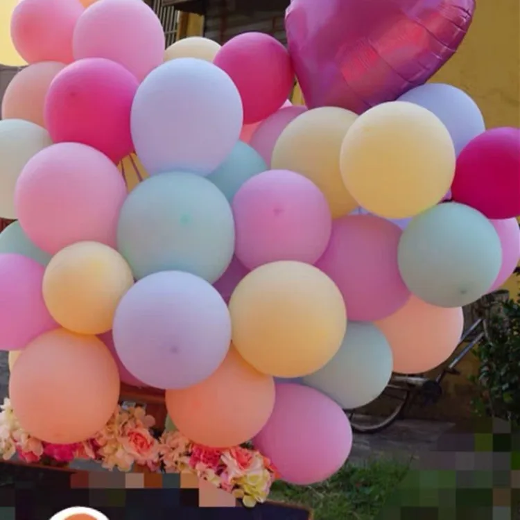 macaron random 30 шт. 5 дюймов Макарон цвет круглый пузырь латексные воздушные шары Свадьба День Рождения украшения воздушные гелиевые шарики, День подарков будущей матери - Цвет: macaron random