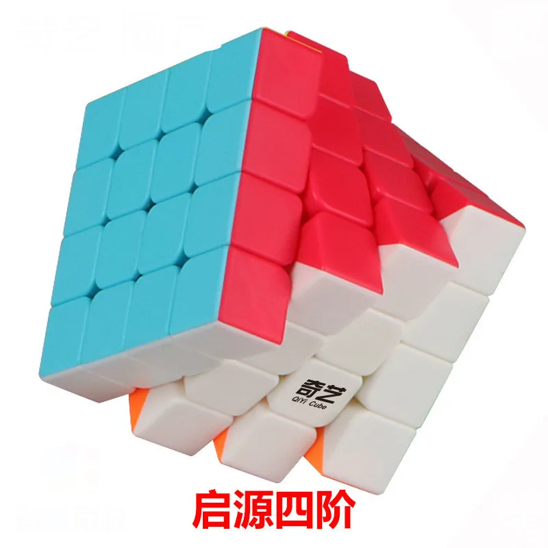 Qiyi mofangge 4x4x4 Magic Neo Cube Shinning Stickerless 4 By 4 Cube Cubo Magico подарок пазл игрушки для детей головоломка куб - Цвет: 1
