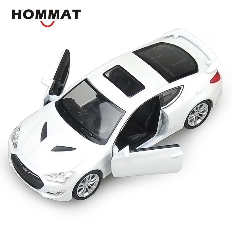 HOMMAT моделирования 1:36 Масштаб hyundai Genesis II купе модель автомобиля сплав литье под