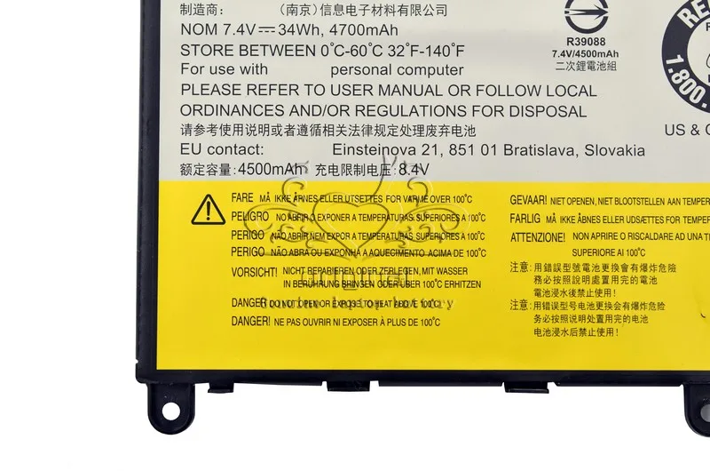 Оригинальный аккумулятор JIGU L13L4P21 L13M4P21 для ноутбука Lenovo Ideapad Yoga 2 11 20332 2332 20428 Yoga2 7 4 В