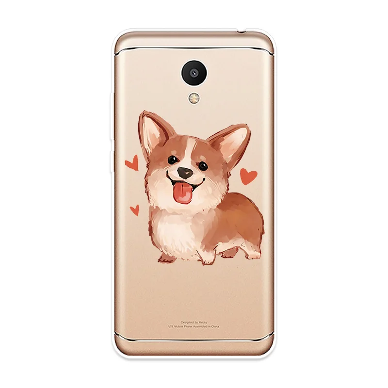 Phone Case For Meizu M3 M5 M6 NTOE M3S M5S M5C M6S M6T U10 U20 Cover Cute Dog Cat Patterned Silicone Soft Shell |