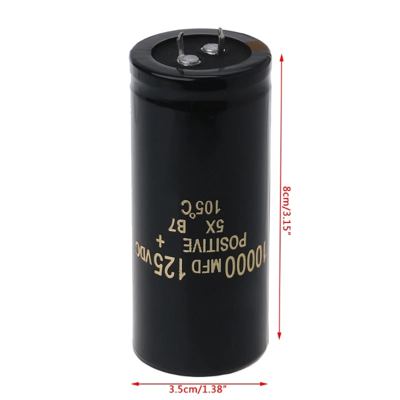 125V 10000uF Алюминиевый электролитический конденсатор может заменить 120V 100V Аудио