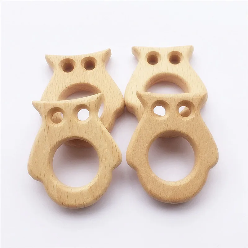 Ченкэй 10 шт. деревянный Прорезыватель для зубов природа детская зубная щетка