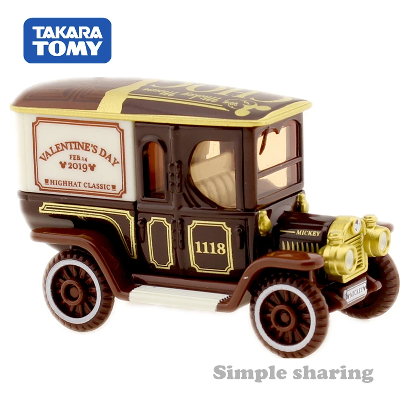 Классическая Автомобильная игрушка Takara Tomy Tomica мотор Диснея высокая шляпа Микки