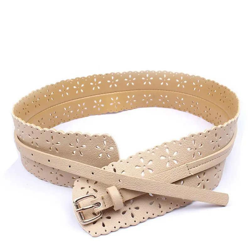 Женские декоративные ремни из искусственной кожи FAJARINA универсальные с широкой