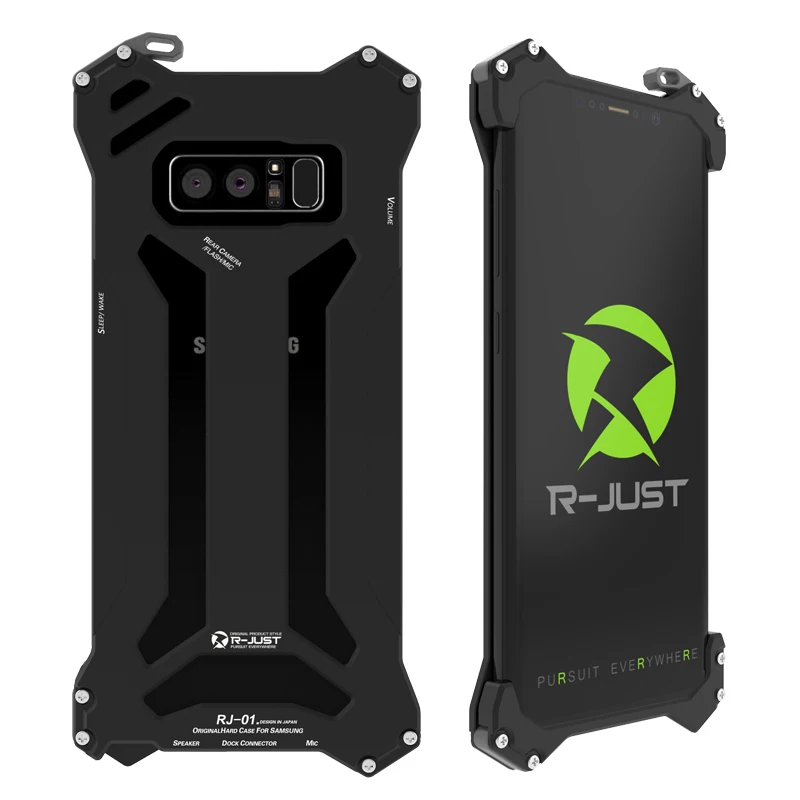 

Luxury Gundam Aluminum Metal Case For Samsung Galaxy Note 8 Thin Shockproof Hard Back Cover For Samsung Note 8 Note8 Phone Cases