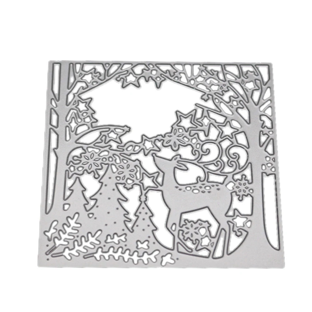 9.6X9.6CM Metal Cutting Dies Frame Stencils For DIY Scrapbooking Embossing Paper Cards Die Cuts Photo Album Making Craft | Дом и сад