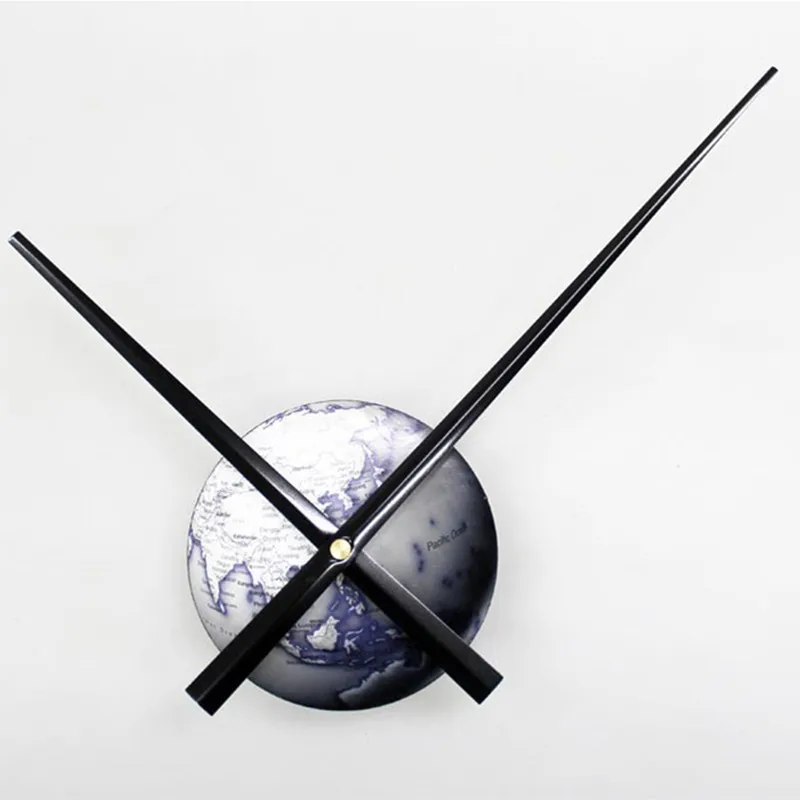 Часовой механизм, негабаритный указатель, часы Mecanismo de reloj, модные креативные, Луна, большая планета, земля, кварцевые настенные часы, немой