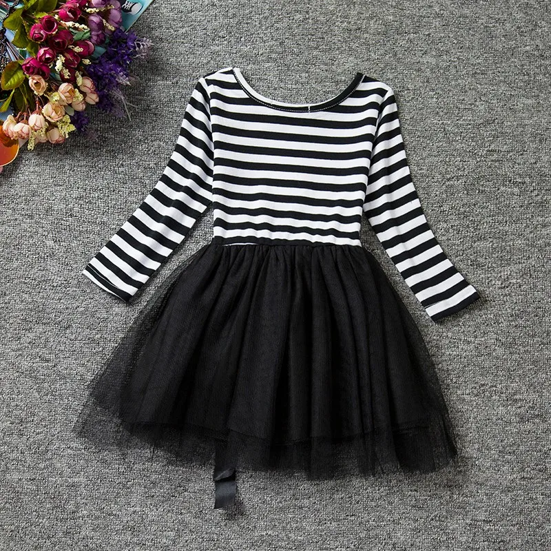 Sweet Baby Girl Tutu Dress 1 2 3 Years Party Wear Birthday Costume Princess Striped Summer Children Clothing Vestidos | Детская одежда