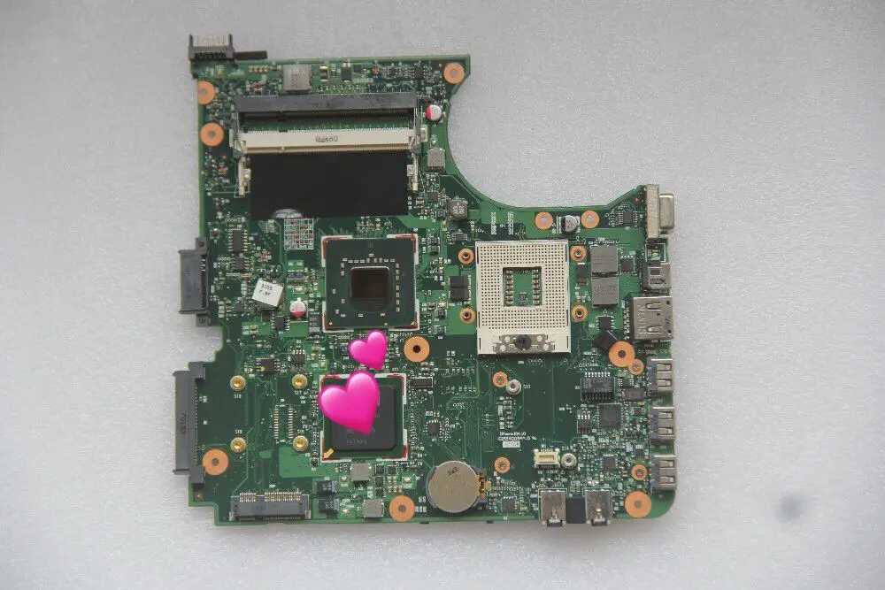Материнская плата 538409 001 для ноутбука HP CQ510 CQ610 GME965 DDR2 полностью протестированная