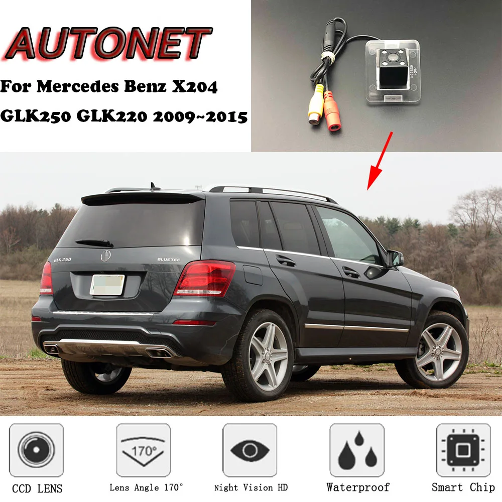 Запасная камера заднего вида для Mercedes Benz X204 GLK250 GLK220 2010 2011 2012 2013 ~ 2015 номерного